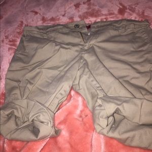 cute dickies tan shorts 90,s